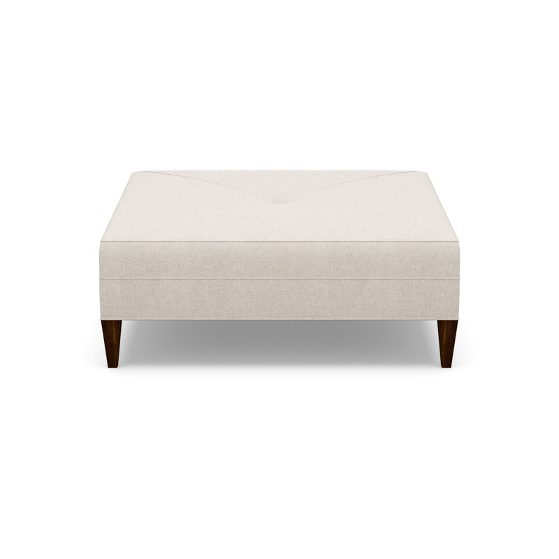 Square Ottoman, 8786-70, Walnut