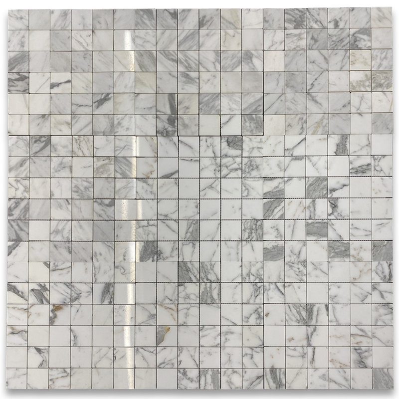 Carreau de mosaïque en marbre 12 po x 12 po
