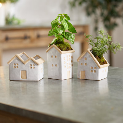 Alisdair 3-Piece Porcelain Pot Planter