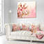 Coussin décoratif floral bouquet de fleurs
