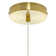 Georgetown 1 - Light Brushed Gold Single Pendant