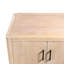 Armoire 4 portes en esthétique rustique et placage de bois, fonction de fermeture en douceur, coins arrondis, rangement pour l'organisation naturelle avec plateau de table, pieds en pin massif, charnières lisses, utilisation à la maison-2142069991-2142069989