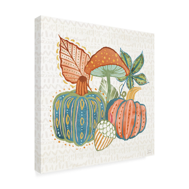 Art mural sur toile  Dina June Harvest Whimsy VII, H 35 po x l 35 po