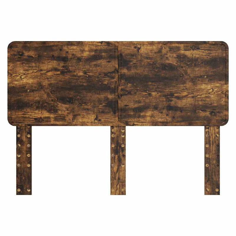 Panel Headboard, Queen, Smoked Oak