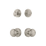 Nostalgic Warehouse Classic Rosette Entry Set with Deco Knob
