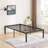 Rudchester 2 Set Twin Size Metal Platform Bed Frame Mattress Foundation No Box Spring Needed-1856311985