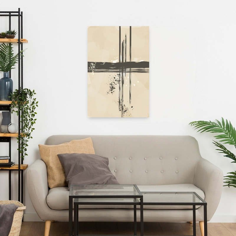 Composition In Stripes No 6 by Sannel Larson - Wrapped Canvas Print, 60.96 cm H x 40.64 cm W