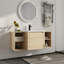 Ensemble de meuble-lavabo mural simple 48 po avec plateau en céramique Narnby-1481189862-1494290472