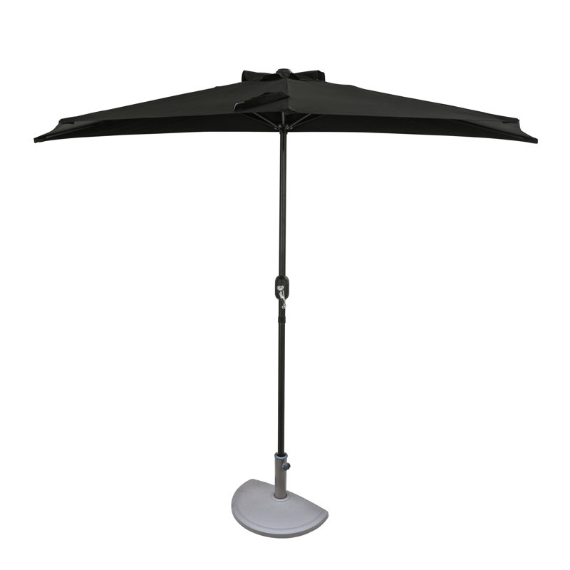 Parasol de marché 9 pi Avia, Noir