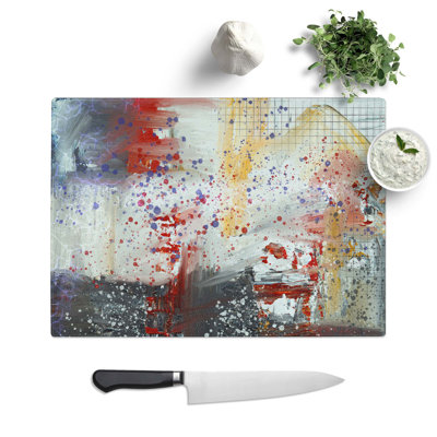 Tempered Glass Art Painting Vol.91 Chopping Board