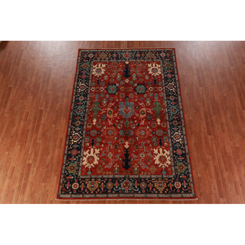Tapis oriental floral à teinture végétale Ziegler