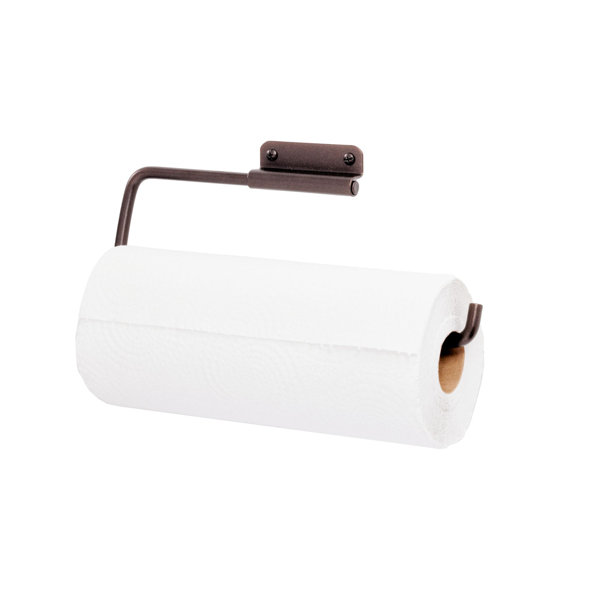 Paper towel holder wall under cabinet Red Mahagony