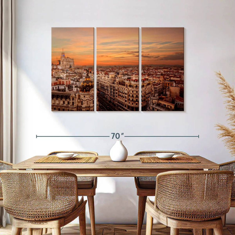 Sireci Madrid Sunset, 36" H x 57" W