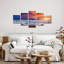 Heaven At Sunset sur toile, ensemble de 5 pièces-294881031