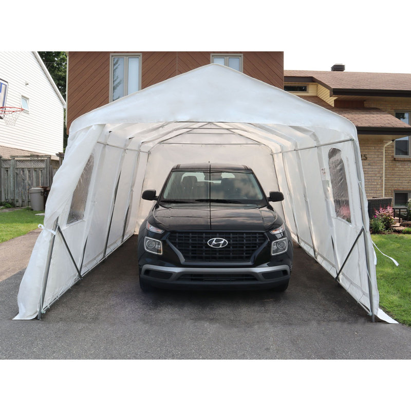 Abri pour voiture X 16 pi Blanc
