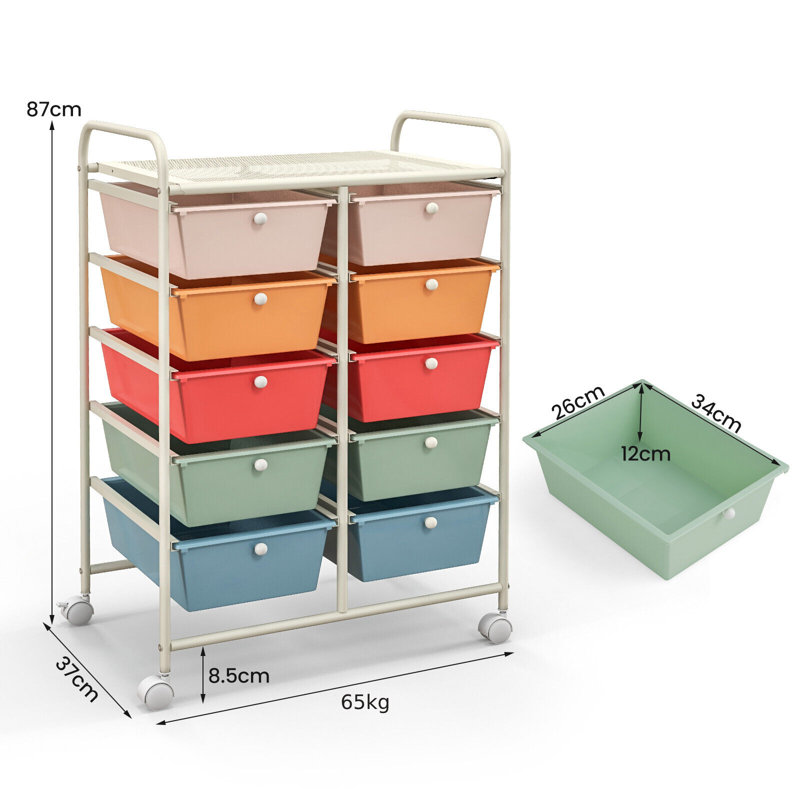 10 Drawer Storage Drawer
