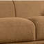Causeuse Oliver avec accoudoirs ronds inclinés, Boucle brun doux 68 po-121545353