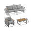 4-Pieces Outdoor Patio Conversation Set