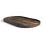 Linear Flow Oval Abstract Decorative Tray