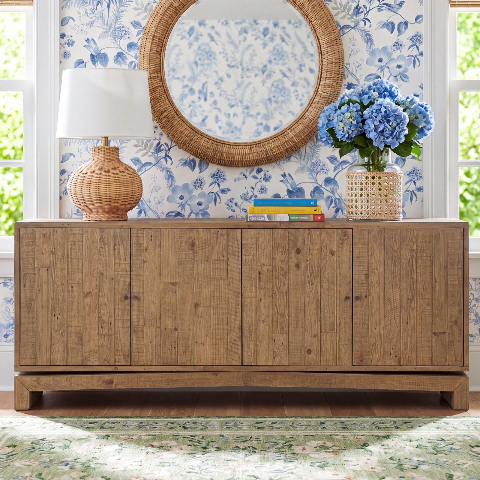 Henn Pine Sideboard, Light Brown