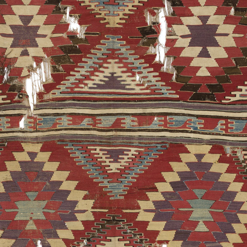 Kilim karapinaire anatolien antique, 18e siècle