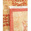 Tapis orange / beige / jaune noué à la main de conception unique 8 pi 2 po x 10 pi 4 po Hayner