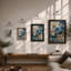 Dahlia Dreams Botanical - Framed Print-1580404374-1580404372