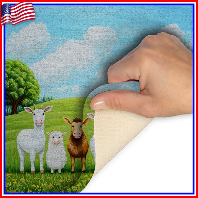 Tapis de bain Farm, L 24 po x L 17 po