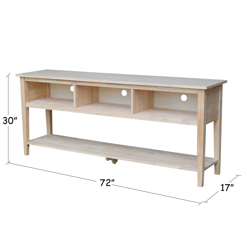 Aarabi Unfinished TV Stand for TVs up to 78"