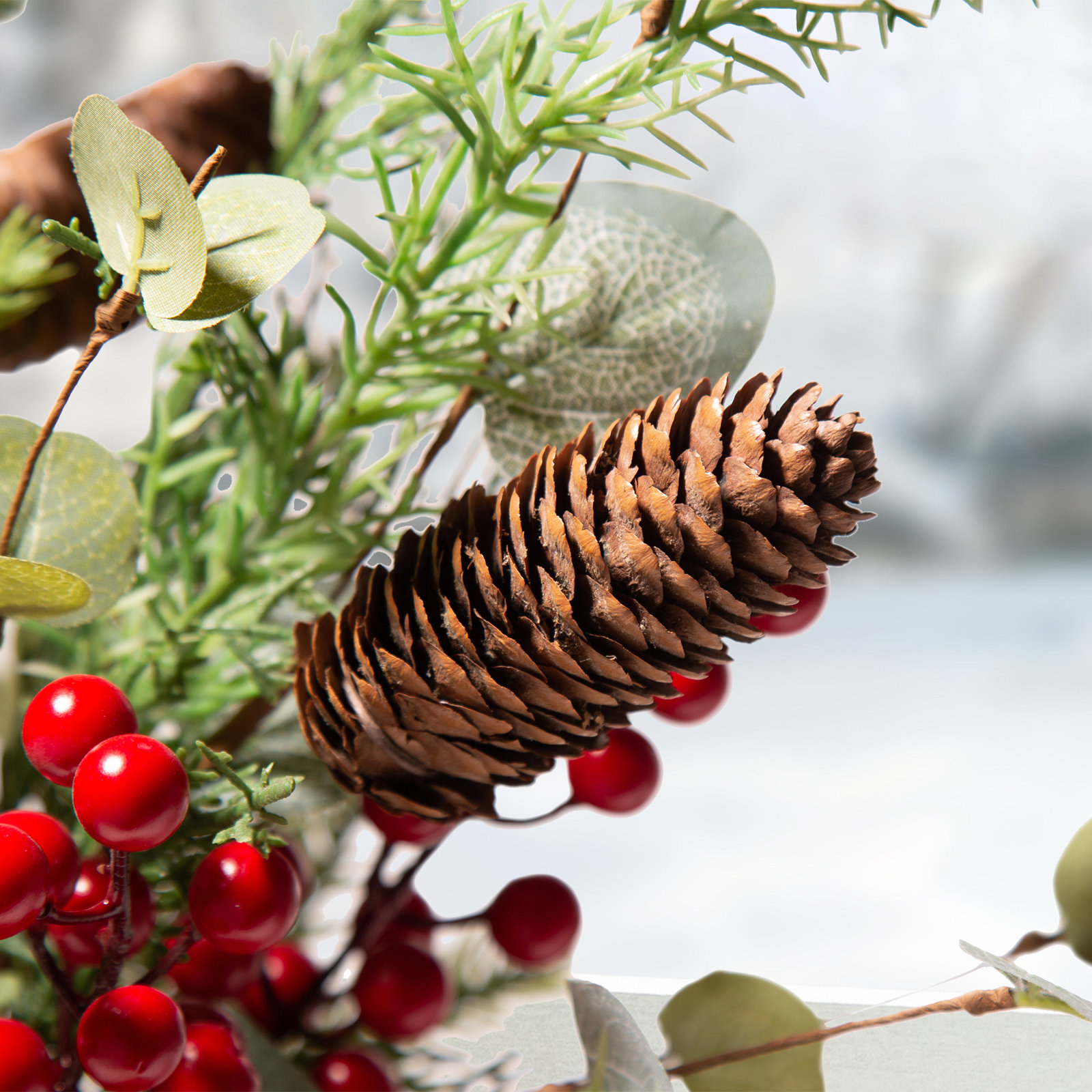 Christmas Floral Tabletop Tree