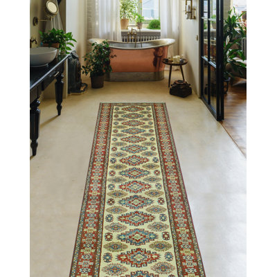 Volo One-of-a-Kind 2'7" X 19'10" 2022 Runner Wool Area Rug Ivory