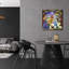  «Manger visiteurs» par Elle Media Group SA, art mural en verre acrylique, 24 po x 24 po-2106161225