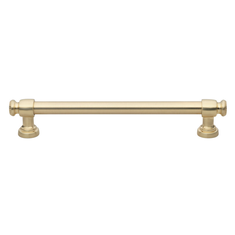 Center to Center Classic Euro Bar Pull, 6.31", Champagne Gold