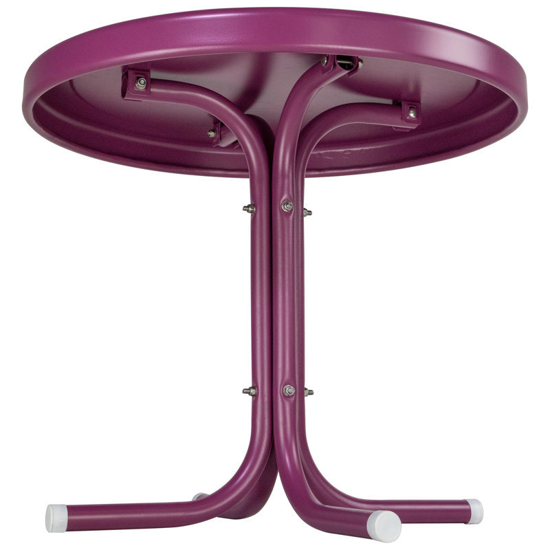 Table d'appoint 22 po, Mauve