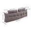 Cotton Grey Rectangular Backrest Back Cushion-1920324