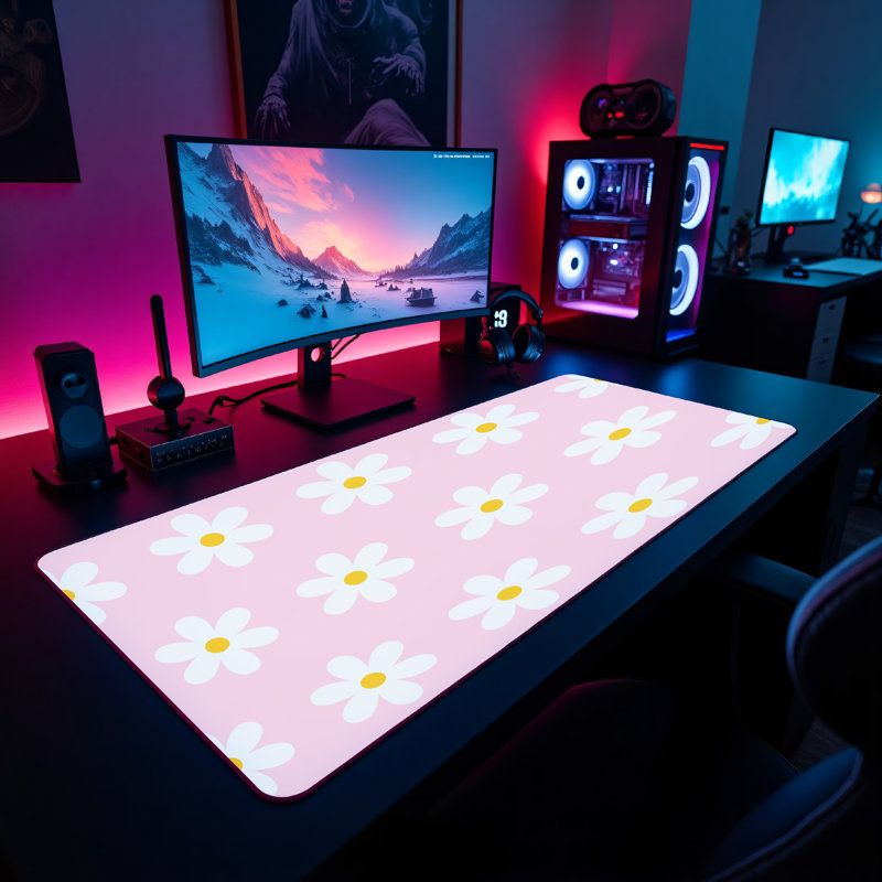Polyester Desk Pad, 31.5x15.5