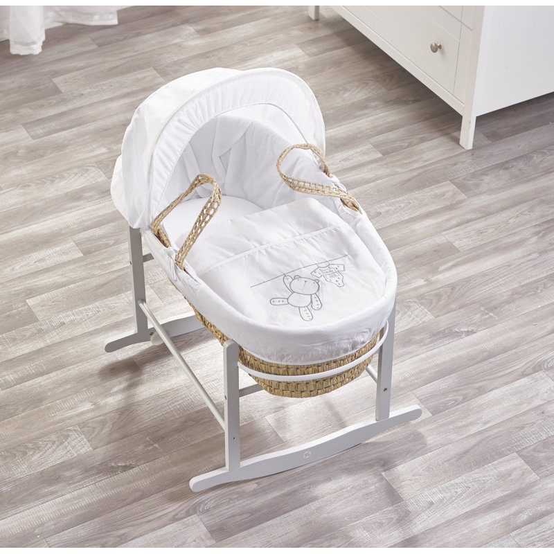 Moses Basket with Bedding with Mattress