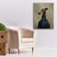 Latitude Run® 'Blue Sweater Dog' by Svetlana Aleynikova Canvas Wall Art-2086208352