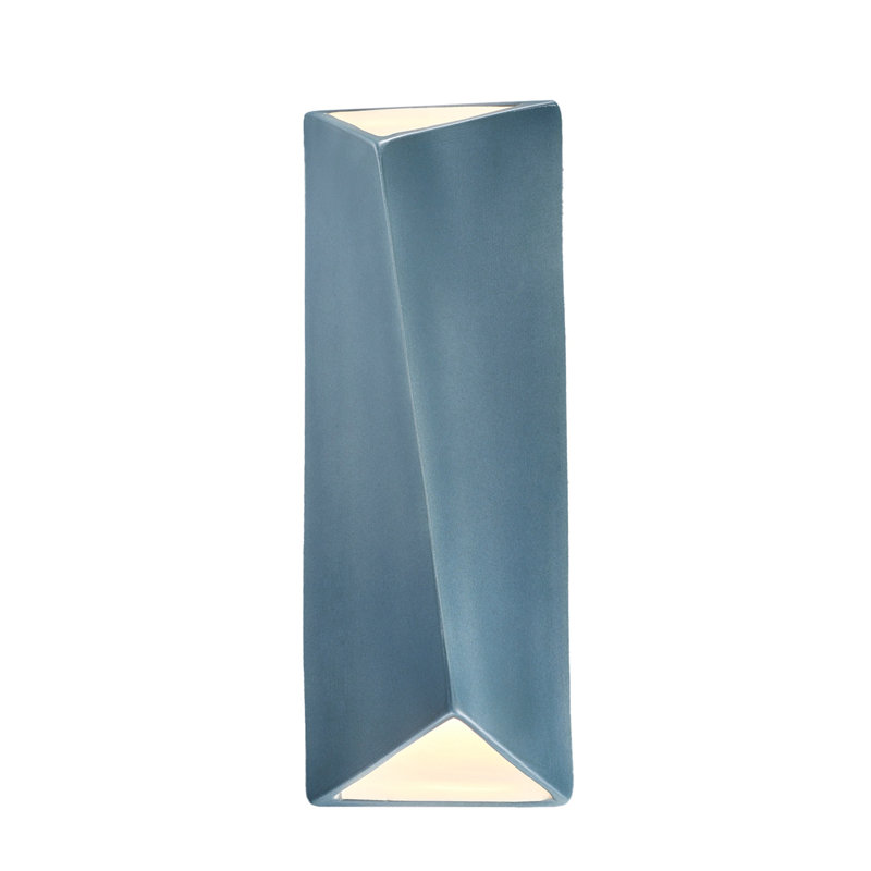 Lashay Ceramic LED Flush Mounted Sconce, Midnight Sky