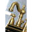 Kingston Brass Heritage Two-Handle 3-Hole Deck Mount 4" Centerset Bathroom Faucet with Plastic Pop-Up-44388676