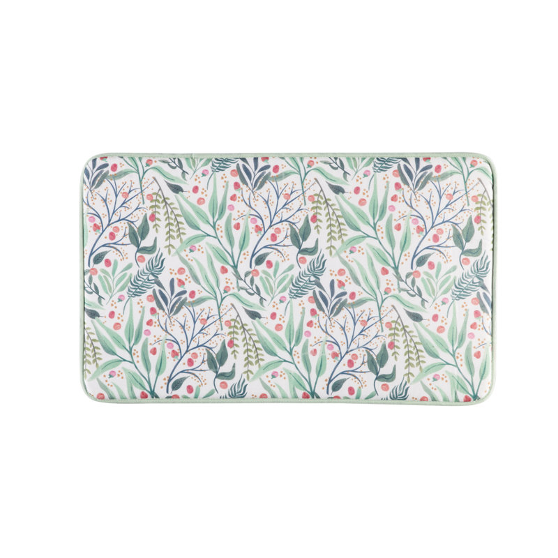Tapis anti-fatigue floral cadence