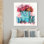 «Fashion and Glam Sparkle Blue Essentials», impression sur toile