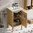 18" Bathroom Cabinet with Storage