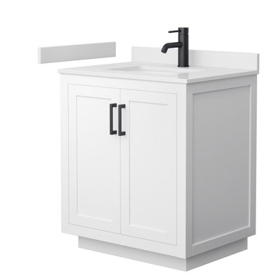 Miranda 30" Freestanding Single Bathroom Vanity with Cultured Marble Top