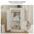 16'' Corner Single Bathroom Vanity Set With Sink Top