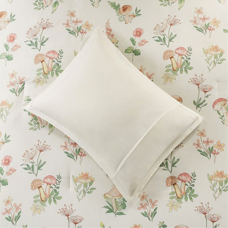Full/Queen Mushroom Garden Comforter Set