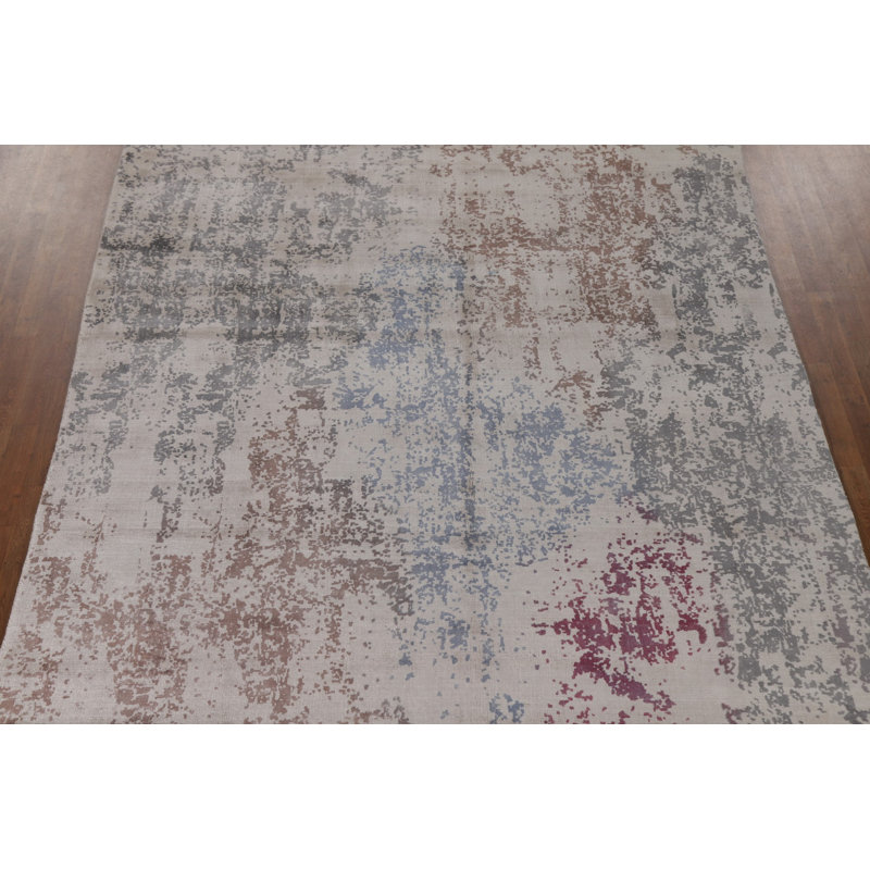 All-Over Modern Abstract Indian Area Rug 8x10