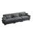 Upholstered Modular Sectional Sofa Couch