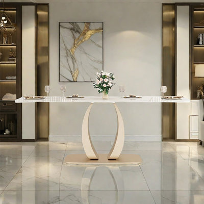 Enry Light luxury modern rectangular dining table
