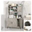 Cat Litter Box Cabinet With Four-Layer Storage Rack-368545787